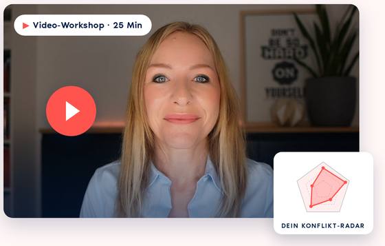 Melanie Berger im kostenlosen Konflikt-Workshop mit Konflikt-Radar